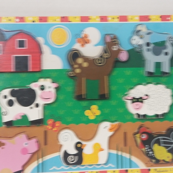 Melissa & Doug Children's Wooden Puzzle Used still in good Condition. - Picture 2 of 4